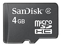 SanDisk SDSDQ 004G A11M 4 GB MicroSDHC Card