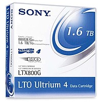 Sony LTX800G LTO Ultrium 4 800 GB Native 1.6 TB Tape Cartridge