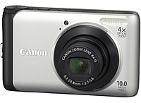 Canon PowerShot 4254B001 A3000 IS 10 Megapixels Digital Camera 4x Optical 4x Digital Zoom 2.7 inch LCD Display Silver