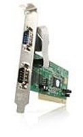 Startech PCI2S550 Serial Adapter for PC 2 x 9 pin D Sub DB 9 Male RS 232 PCI
