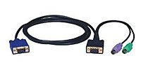 Tripp Lite P750 010 10 Feet Ps2 Slim Cable Kit for B004 008 Kvm Switch Copper Conductor