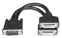Cables To Go 38064 9 inch DVI Cable 1 x DMS 59 Male 2 x 29 pin DVI I Female