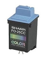 Sharp Fo-25cc Inkjet Print Cartridge - 200 Pages - 1-pack - Yellow, Cyan, And Magenta