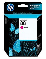 HP C9387AN 88 9 ml Ink Cartridge for OfficeJet Pro K550 K550dtn and K550dtwn Printers 625 Pages Magenta