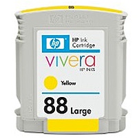 HP C9393AN140 No. 88 Ink Cartridge for Officejet Pro K550 Series Eas Yellow