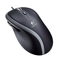 Logitech 910 001204 M500 Corded Laser Mouse Black Gray