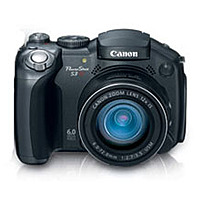 Canon PowerShot S3 IS 6.0 Megapixels Digital Camera 12x Optical Zoom 4x Digital Zoom 2.0 inch Color Display 1101B001