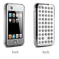Dlo 002-3440 Dlz23440/17 Hybrid Shell For 1 Gb Ipod Touch - Clear, Gray Dots