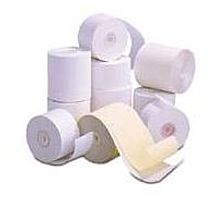 Ithaca Transact 06 0720 3 Ply Direct Thermal Receipt Paper for Printer 3.3 inch x 85 Feet 50 Rolls
