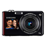 Samsung Dualview Ec-tl210zbprus Tl210 12.2 Megapixels Digital Camera - 5x Digital Zoom - 5x Optical Zoom - 3-inch Lcd Display - Black/red