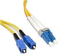 Cables To Go 757120262602 26260 6.6 Feet Single-mode Duplex Fiber Optic Patch Cable - 2 X Lc Male, 2 X Sc Male - Yellow
