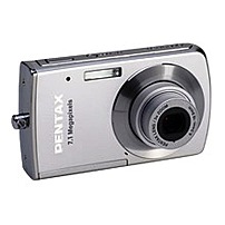 Pentax Optio 19251 M30 7.1 Megapixels Digital Camera 3x Optical Zoom 4x Digital Zoom 2.5 inch TFT Color LCD Display Silver