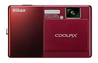 Nikon Coolpix 018208261895 S70 12.1 Megapixels Digital Camera 5x Optical Zoom 4x Digital Zoom 3.5 inch OLED Display Red