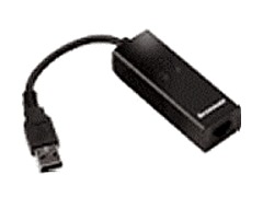 Lenovo 43R1814 USB Wired Fax Modem 56 Kbps Data ITU T V.92 14.40 Kbps Fax