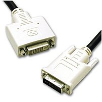 Cables To Go 29321 CTG 6.56 Feet Dual Link Digital Analog Video Cable 1 x 29 pin DVI I Male Female Black