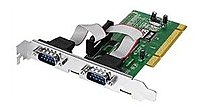 SIIG JJ P20511 S3 550 Value 2 Ports Serial Adapter 16 Mbps PCI