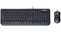 Microsoft Wired Desktop 400 Keyboard and Mouse for Business USB Wired 5MH 00001