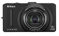 Nikon Coolpix 26315 S9300 16 Megapixels Digital Camera - 18x Optical/4x Digital Zoom - 3-inch LCD Display - Black
