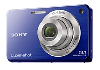 Sony Cybershot DSC W560 L 14.1 Megapixels Digital Camera 4x Optical 2x Digital Zoom 3.0 inch LCD Display Blue