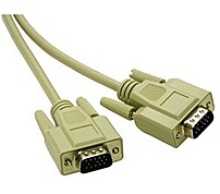 Cables To Go 09455 HD15 SVGA Male Male Monitor Cable 10 Feet Beige