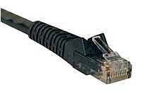 Tripp Lite N201-001-bk 1 Feet Cat6 Gigabit Snagless Molded Patch Cable - Black