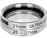 Sunpak Df-8000-uvkitbb 25-27 Mm Uv Filter Lens - Platinum