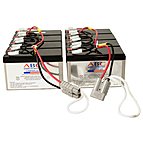 American Battery Company RBC12 Lead acid Replacement Battery Cartridge for UPS Compatible With APC UPS Models Black