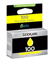 Lexmark 14N0902 100 Ink Cartridge for Impact S301 Interpret S405 Prevail PRO705 Impact S305 Yellow