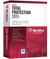 McAfee Security MTP13EMB3RAA Total Protection 2013 for PC 3 PC