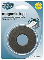 Magnum Mag-mt110 Super Strength Magnetic Tape - 10 Feet - Black, White
