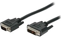 StarTech DVIVGAMM3 3 Feet VGA Monitor Cable 1 x 23 pin DVI A Male Video 1 x 15 pin HD 15 Male VGA Black