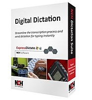NCH RET DIC001 Dictation Transcription Suite Digital Dictation Transcription Management for PC Mac Voice Recognition