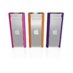 Corecases Am Aluminum Ipod Shuffle 3g Color Jackets - Orange, Pink, Purple As3-671am