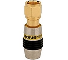 Monster Cable M500 Series 126148 00 QL M500 FY 10 Coaxial RF Connector 1 x F Pin Connector Male 10 Piece Pack Yellow