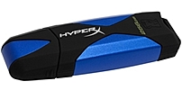 Kingston Technology DataTraveler HyperX DTHX30 256GB 256 GB USB 3.0 Flash Drive Blue Black