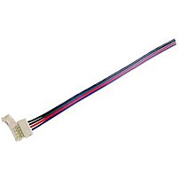 Calrad 92 332 8 inch RGB Flexible Strip Connector Clamp