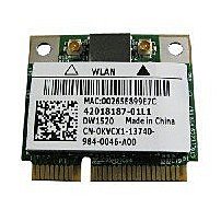 Dell CN 0KVCX1 Half Mini Card for Studio 1558 PCI e Wi Fi Wireless