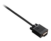 V7 V7N2VGA 06F BLK 6 Feet Data Transfer Cable 1 x 15 pin HD 15 VGA Male Male Black
