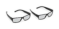 Vizio Xpg202 Theater 3d Eyewear - 2-pack - Black - Glasses Only