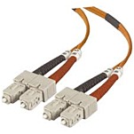 Belkin Components A2F40277 20M Patch Cable OM2 2 x SC PC MM M Fiber Optic 66 Feet Orange