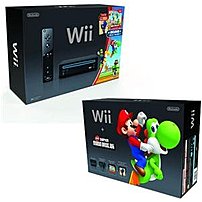 Nintendo Rvkskaah Video Game Console With Super Mario Bros For Wii - Black