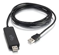 Cables to Go 39941 6 Feet Windows 8 Driverless Transfer Cable USB 2.0 Black