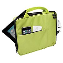 V7 Attache Slim TA20GRN 1N Sleeve with Pocket for Apple iPad 3rd generation iPad 1 iPad 2 Green