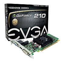 Evga 01g-p3-1312-lr Nvidia Geforce 210 1 Gb Graphics Card - Ddr3 - Pci Express 2.0 X16 - Hdmi, D-sub, Dvi