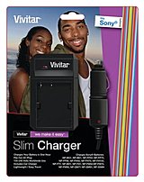 Vivitar SC-SON Universal Battery Charger for Sony Cameras - Lithium-ion - 110-220 V