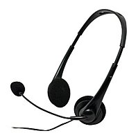 Gear Head AU2700S Stereo Headset with Microphone Binaural On ear 50 20000 Hz Black