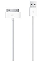 Apple MA591G C Synchronize Cable for iPhone iPod 1 x Apple Dock 30 pin Connector Male 1 x 4 pin USB Type A Male