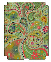 Pierre Belvedere 076880 Removable Skin for Apple iPad 2 Paisley