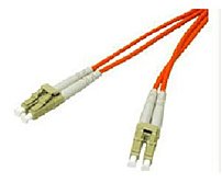 C2G 36432 6.56 Feet Fiber Optic Patch Cable 2 x LC Multi Mode Male Male Orange