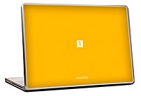 Semikolon 9900001 Removable Skin for 15 inch Laptop Sun Yellow